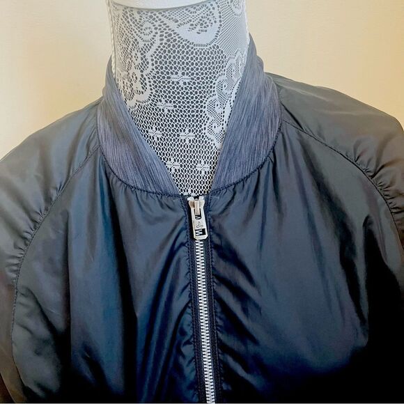 Prana Center Bomber Style Jacket in Black Size Medium - Picture 6 of 10